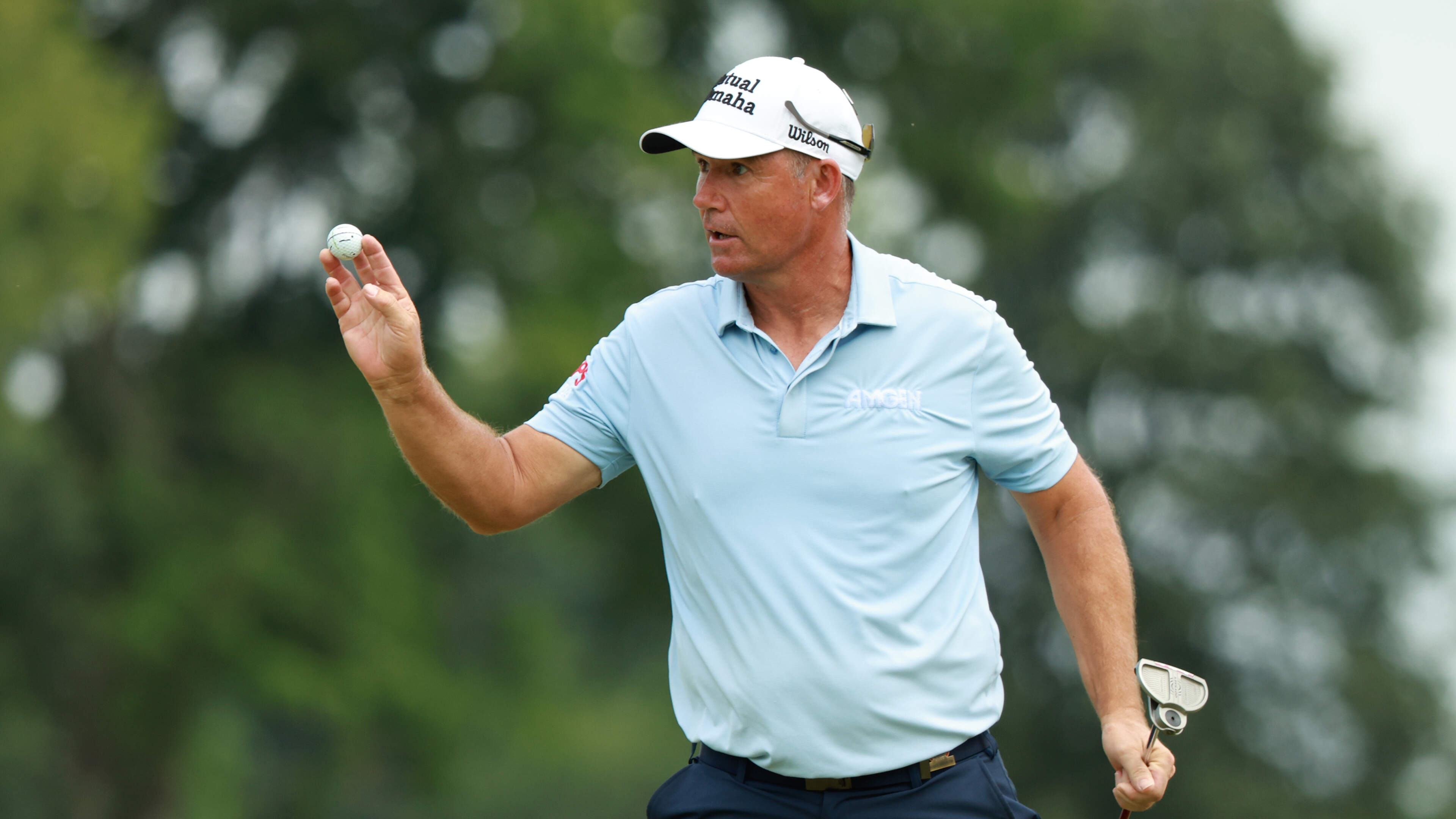 Pádraig Harrington cruises to third US Senior Open win in Ohio